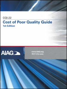 CQI-22 Cost of Poor Quality Guide